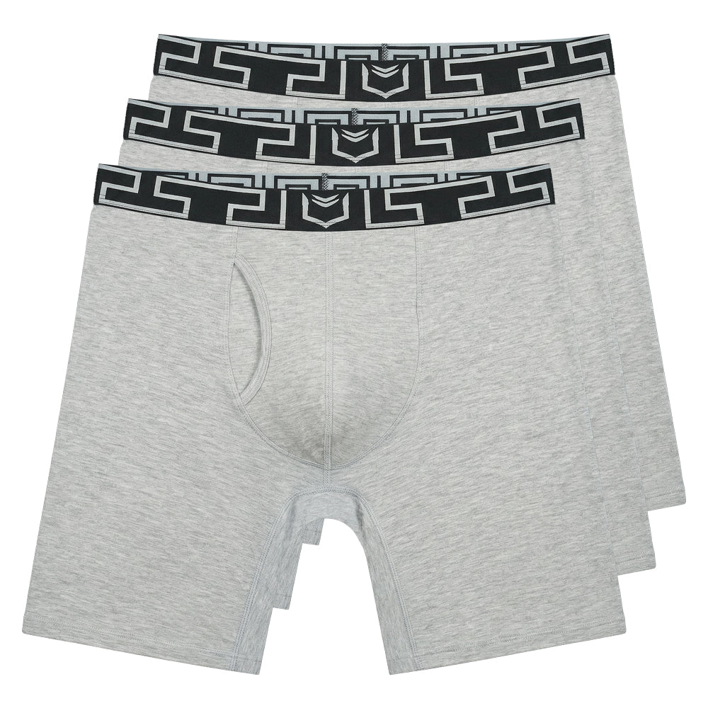 V Bamboo Men's Pouch Boxer Brief 8" (3 Pack)