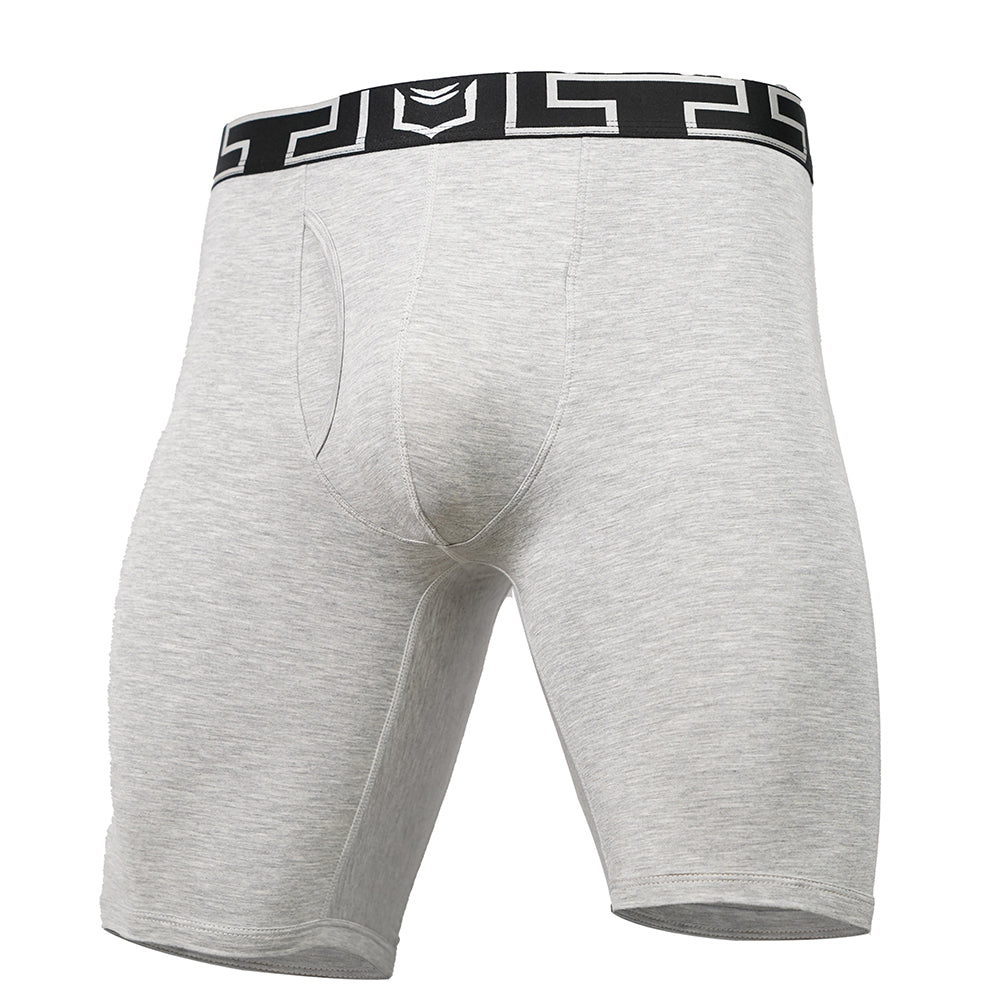 V Bamboo Men's Pouch Boxer Brief 8"