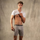 V Bamboo Men's Pouch Boxer Brief 8" (3 Pack)