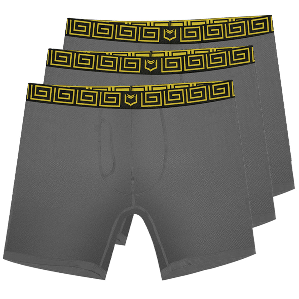 V AirFlow 8" Sports Performance Boxer Brief 3 Pack
