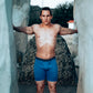 V Colossus Men's 8" Sports Performance Boxer Brief