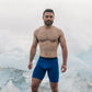 V Colossus Men's 8" Sports Performance Boxer Brief