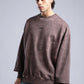 Vintage Washed Crewneck Sweatshirt - Oversized Pullover with Logo