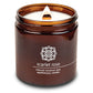 Scarlet Rose | Wood Wick Candle with Natural Coconut Wax