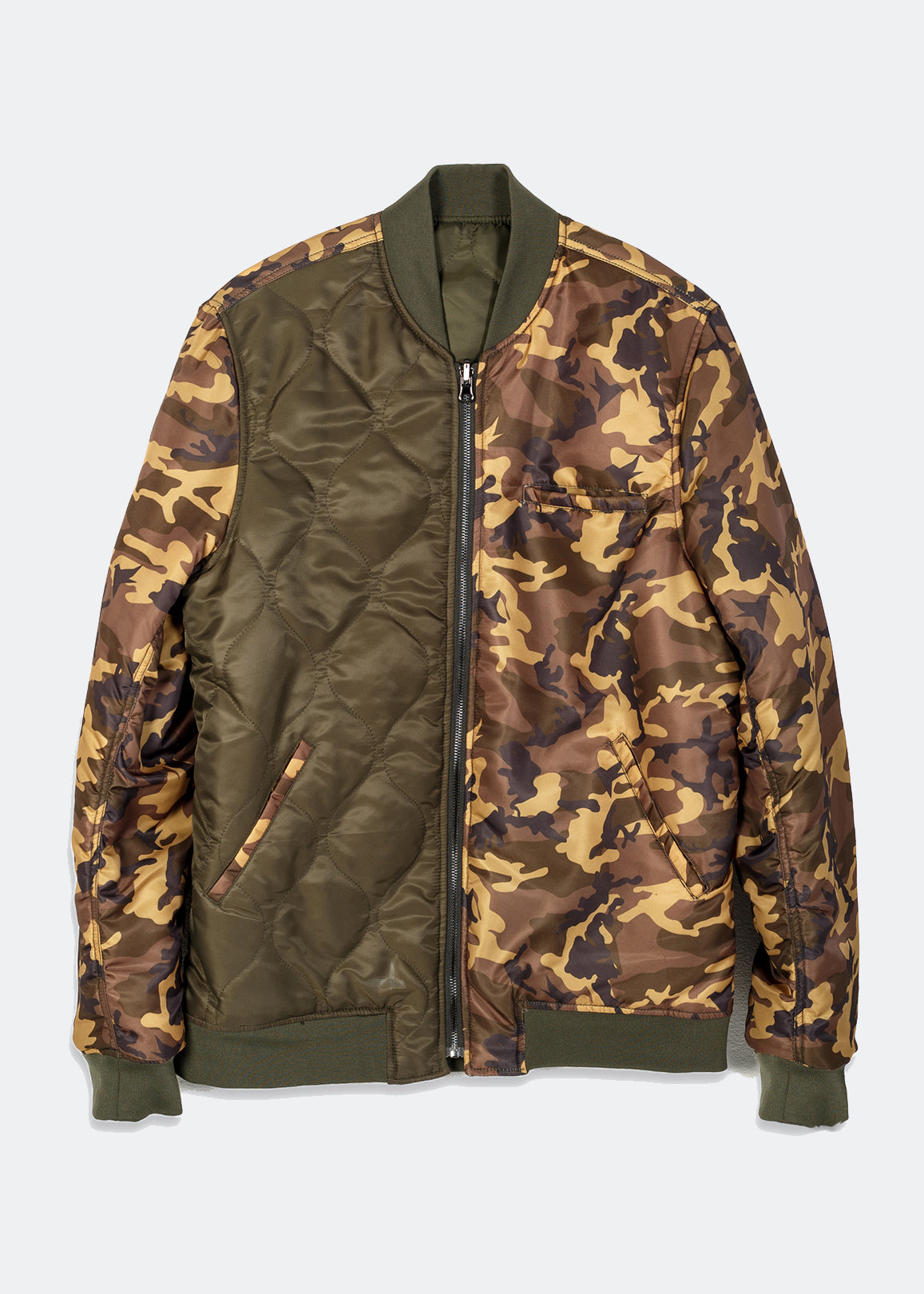 “Stop. Reverse.” Bomber Jacket