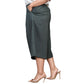 UPDATED - Pleione Plus Women's Pleated Wide Leg Capris