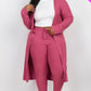 Ribbed Long Cardigan & Leggings Set