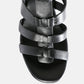Windrush Cage Wedge Leather Sandal