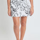 Cotton Gauze Cargo Skort