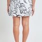 Cotton Gauze Cargo Skort