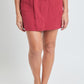 Cotton Gauze Cargo Skort