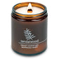 Sandalwood | Wood Wick Candle with Natural Coconut Wax