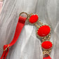 Red Embroidered Sexy Push Up Lingerie Set