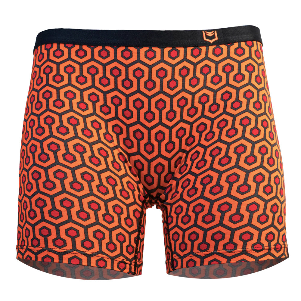 Women's Bamboo Hexagon Long Leg Boxer Brief