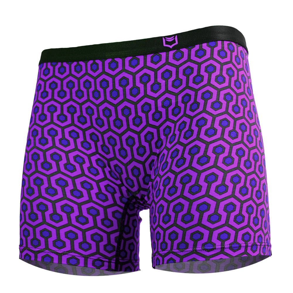 Women's Bamboo Hexagon Long Leg Boxer Brief