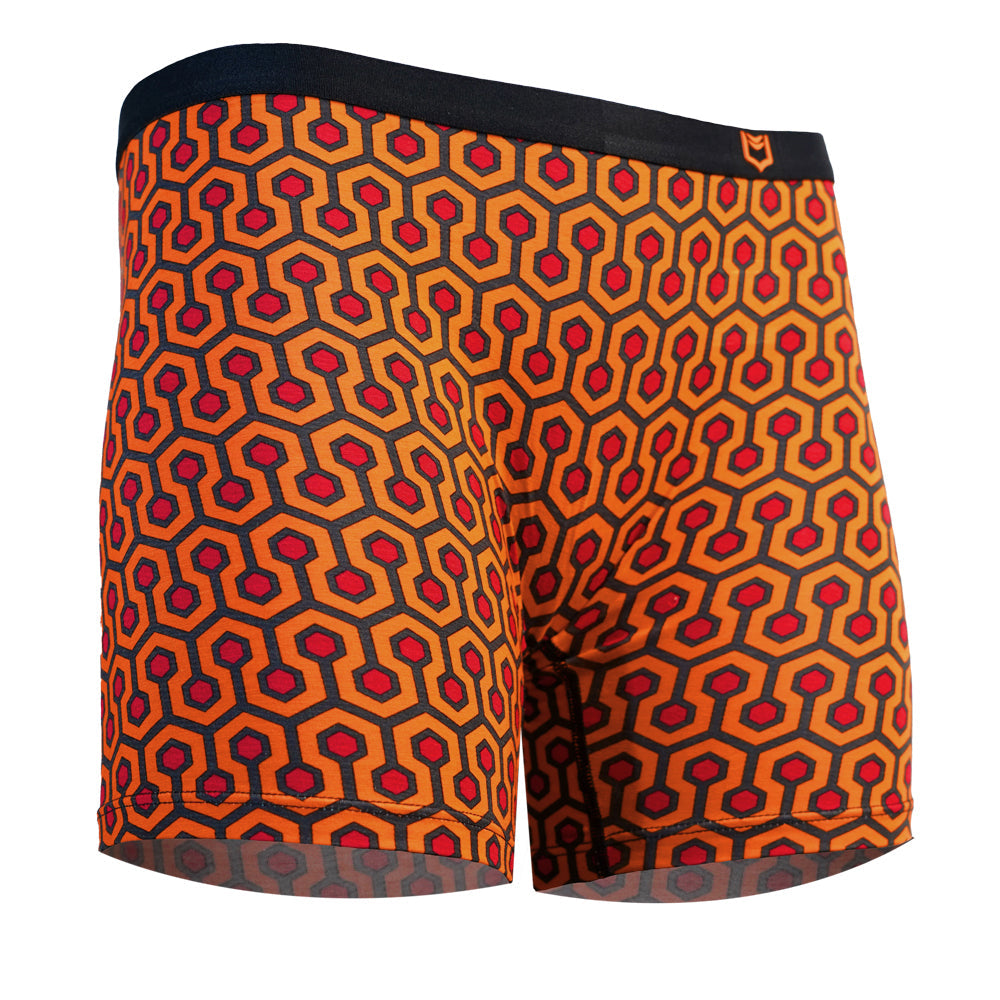 Women's Bamboo Hexagon Long Leg Boxer Brief