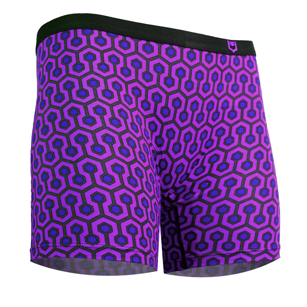 Women's Bamboo Hexagon Long Leg Boxer Brief