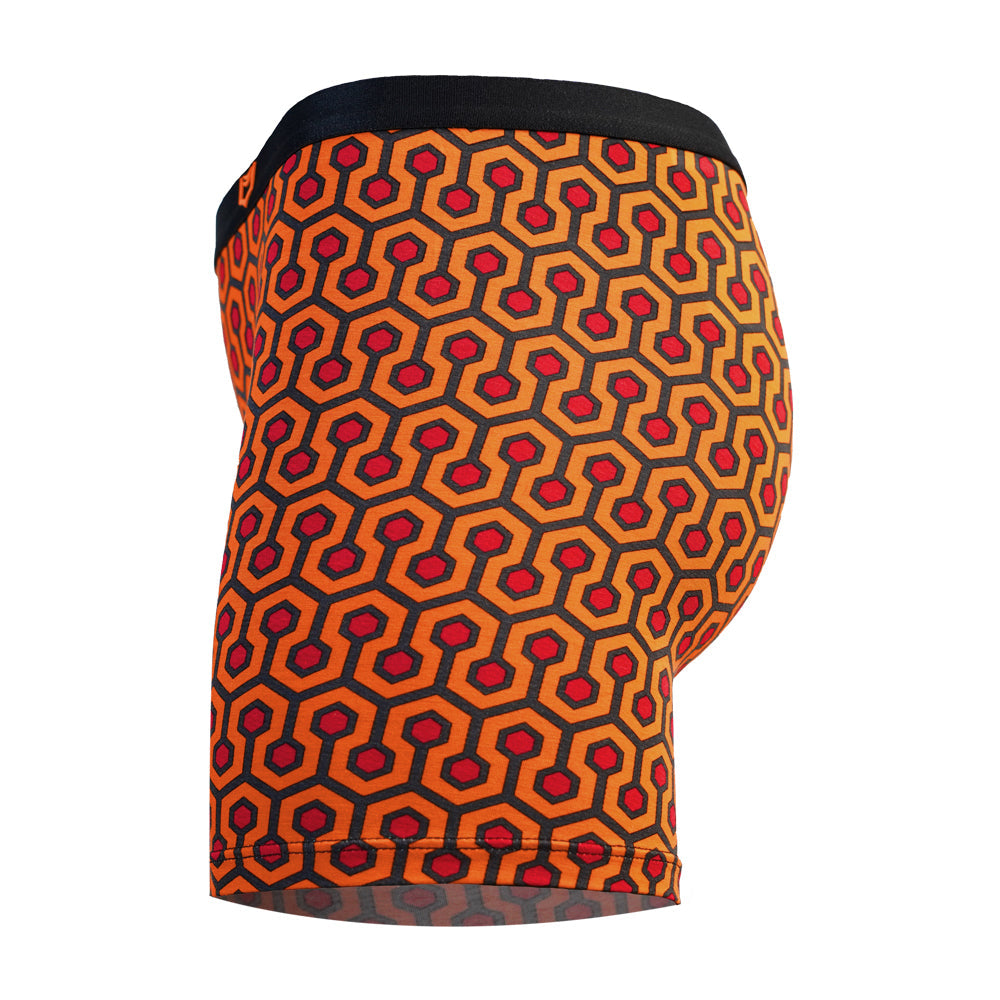 Women's Bamboo Hexagon Long Leg Boxer Brief