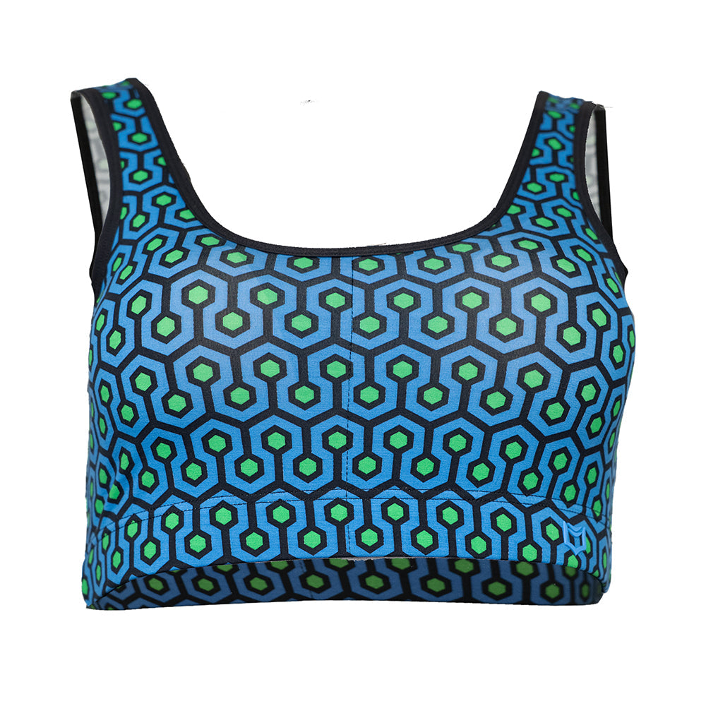 Bamboo Hexagon Padded Comfort Bralette