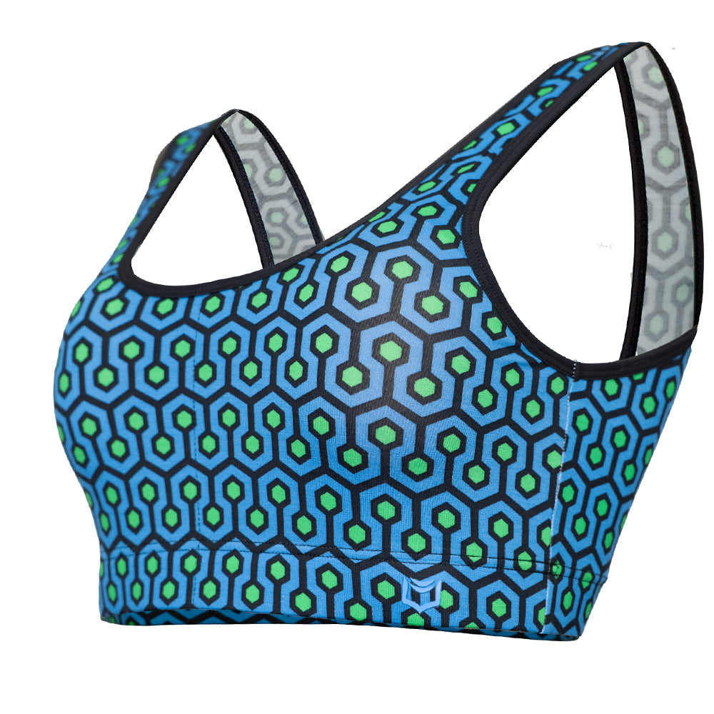 Bamboo Hexagon Padded Comfort Bralette