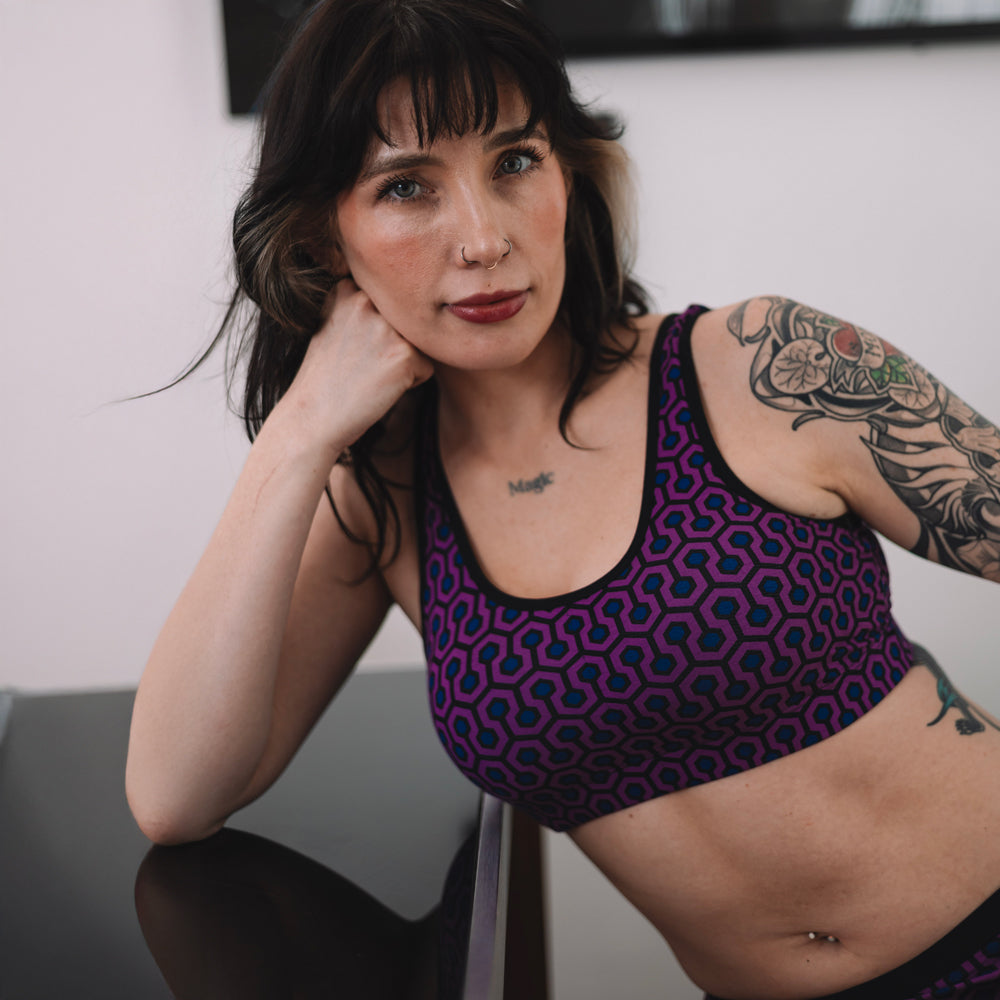 Bamboo Hexagon Padded Comfort Bralette