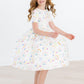 Watercolor Rainbows S/S Pocket Twirl Dress