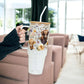 Wildflower Highland Cow Tumbler With Handle Lid and Straw