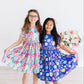 Floral Frenzy S/S Pocket Twirl Dress