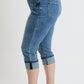 Women's Plus Premium Stretch Cuff Essential Capri