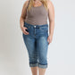 Women's Plus Premium Stretch Cuff Essential Capri