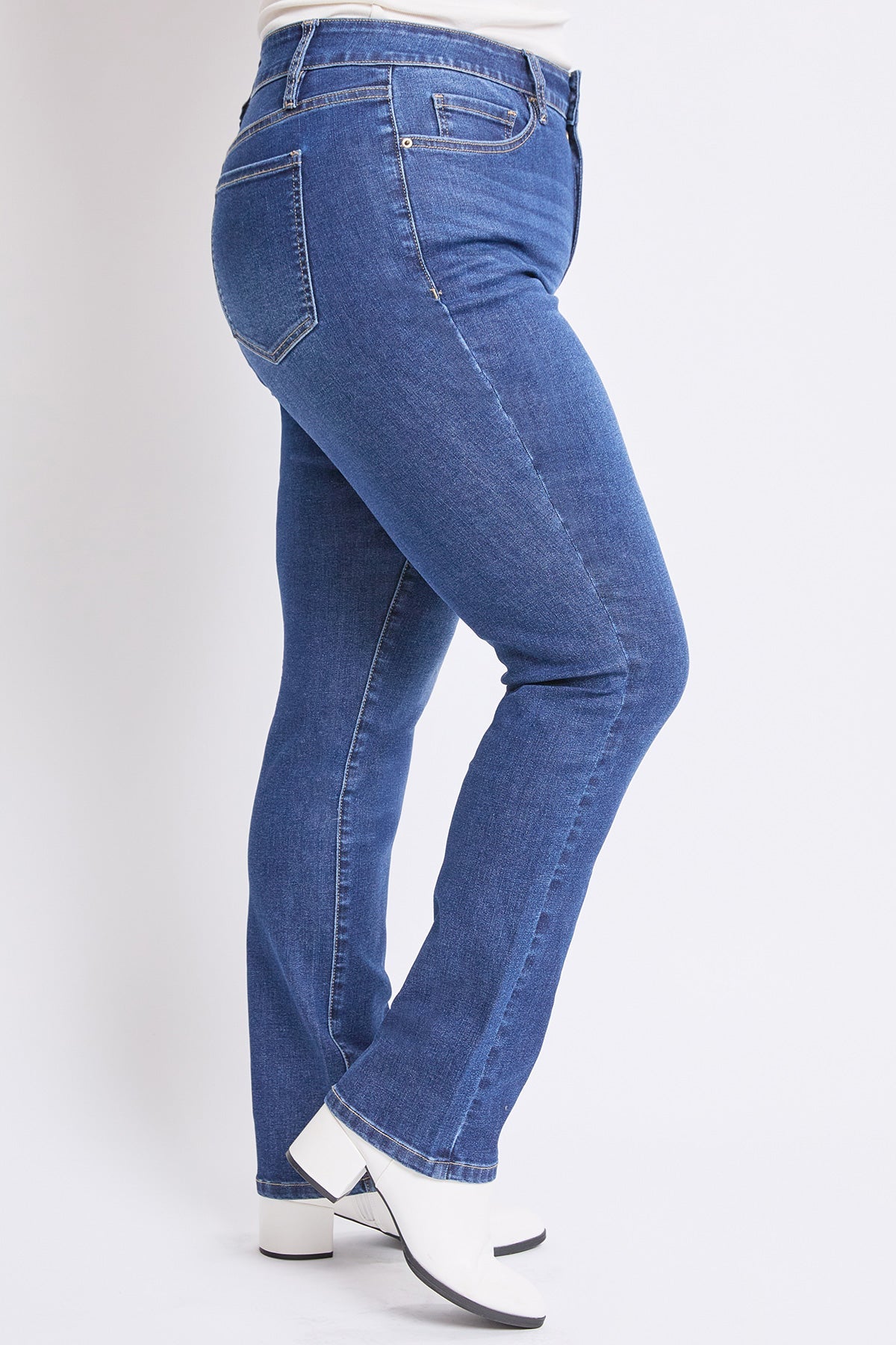 High Rise Basic 5 Pocket Straight  Jeans