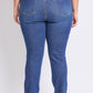 High Rise Basic 5 Pocket Straight  Jeans