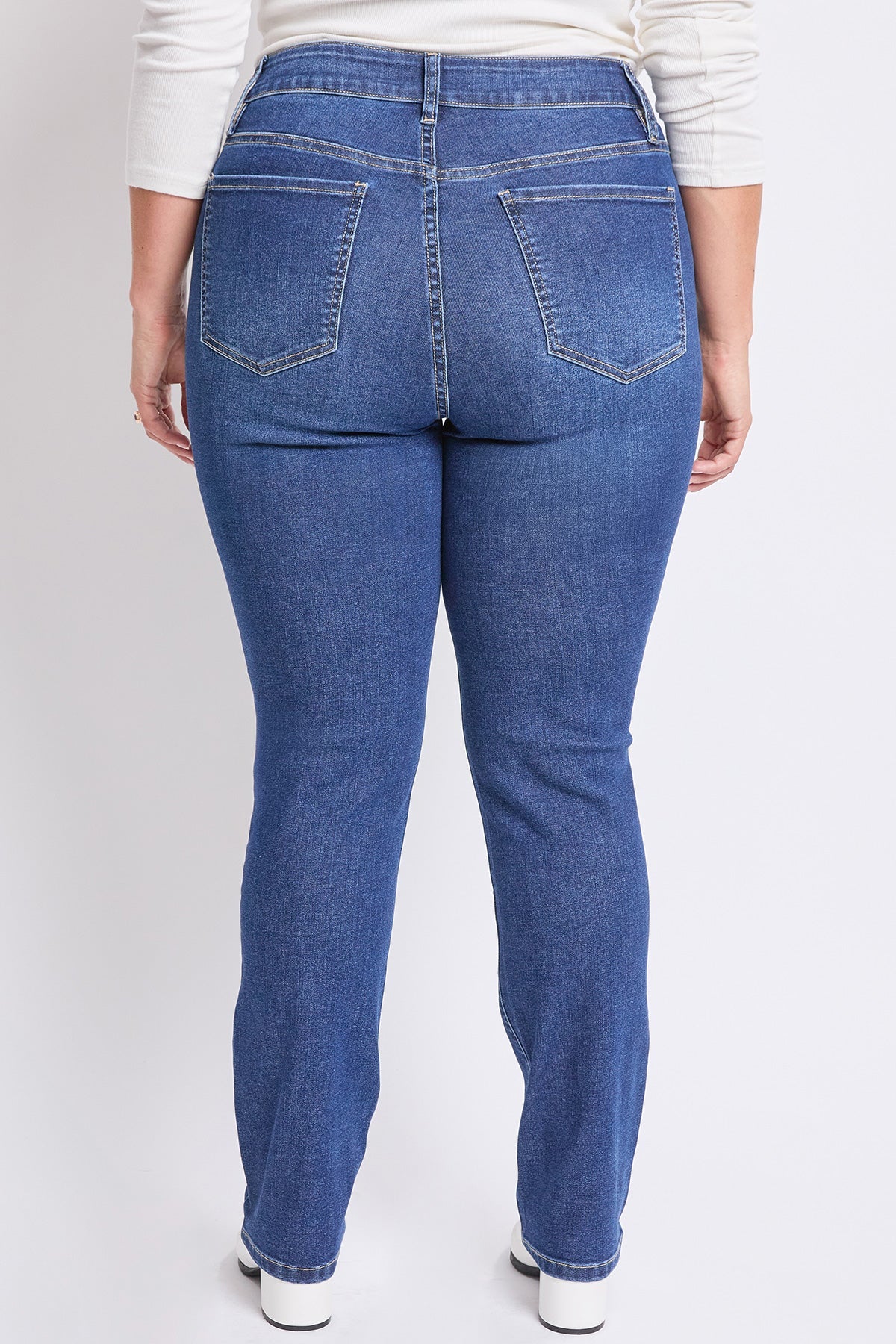 High Rise Basic 5 Pocket Straight  Jeans