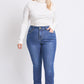 High Rise Basic 5 Pocket Straight  Jeans