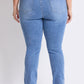High Rise Basic 5 Pocket Straight  Jeans