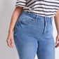 High Rise Basic 5 Pocket Straight  Jeans
