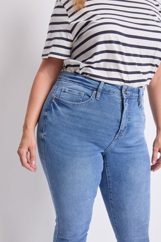 High Rise Basic 5 Pocket Straight  Jeans