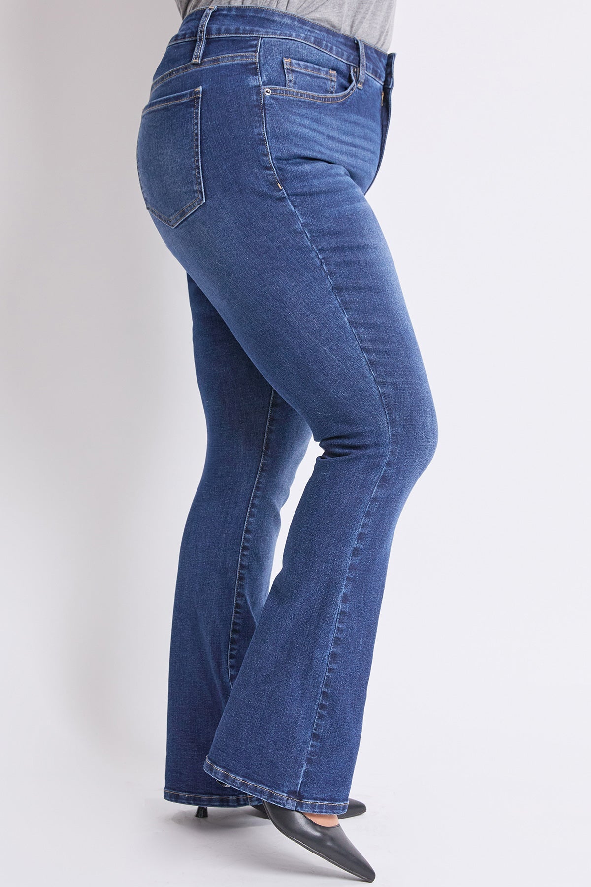 High Rise Slim Bootcut Jeans