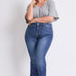 High Rise Slim Bootcut Jeans
