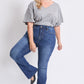 High Rise Slim Bootcut Jeans