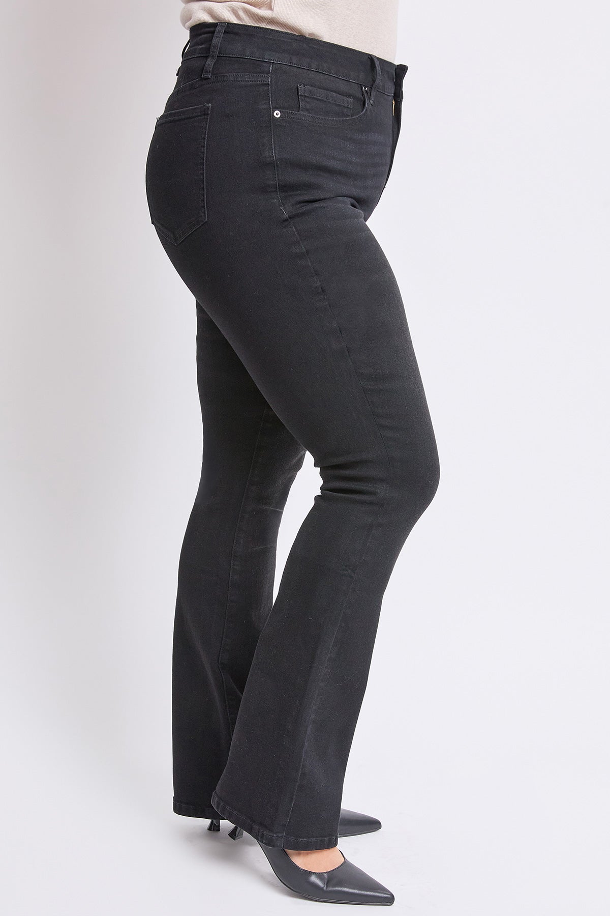 High Rise Slim Bootcut Jeans
