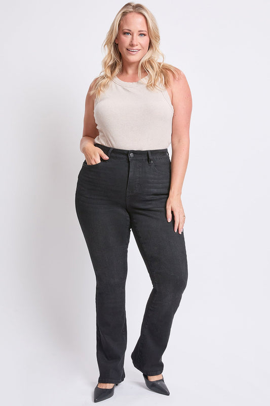High Rise Slim Bootcut Jeans