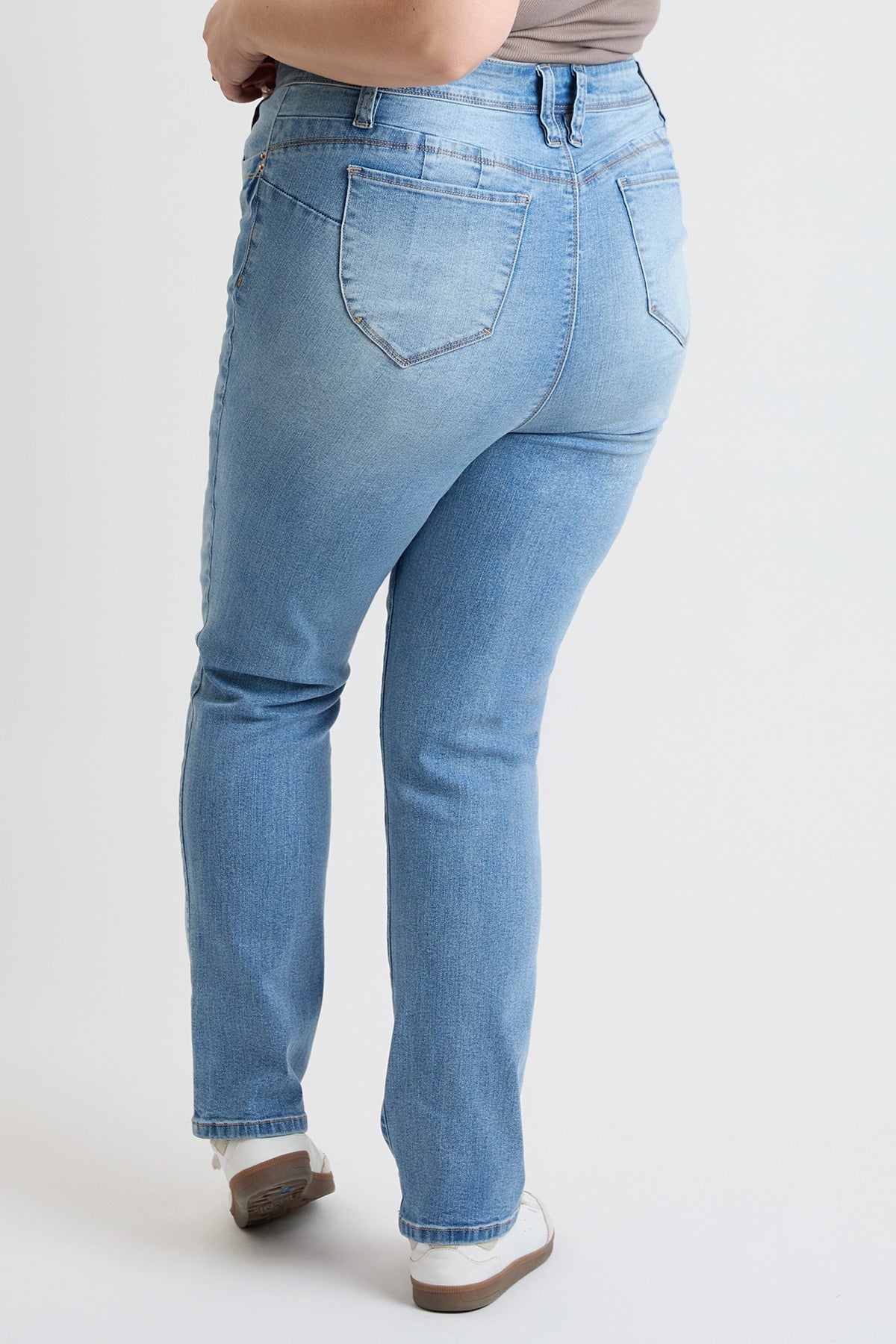 High Rise Curve Confidence WannaBettaButt Straight  Jeans