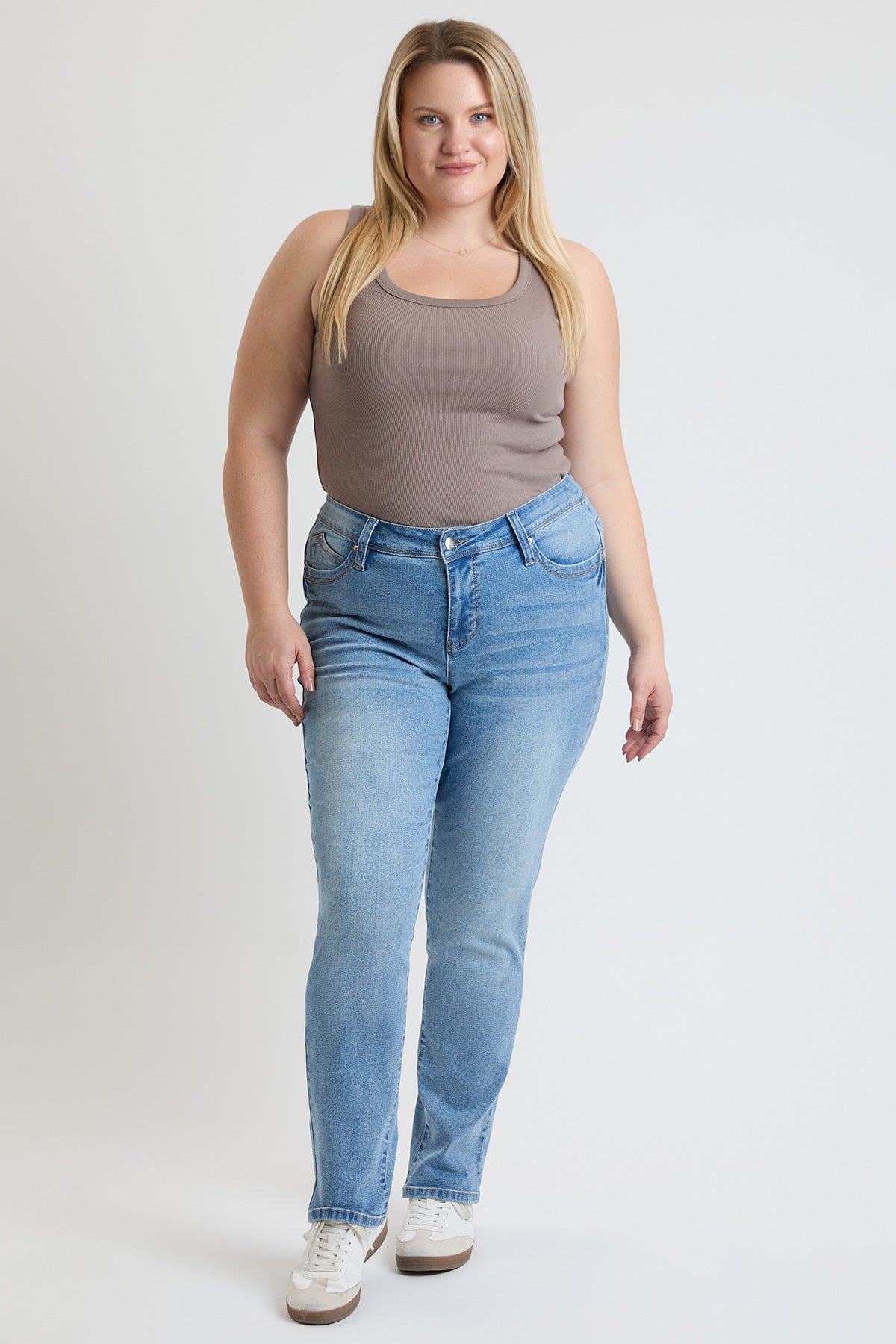 High Rise Curve Confidence WannaBettaButt Straight  Jeans