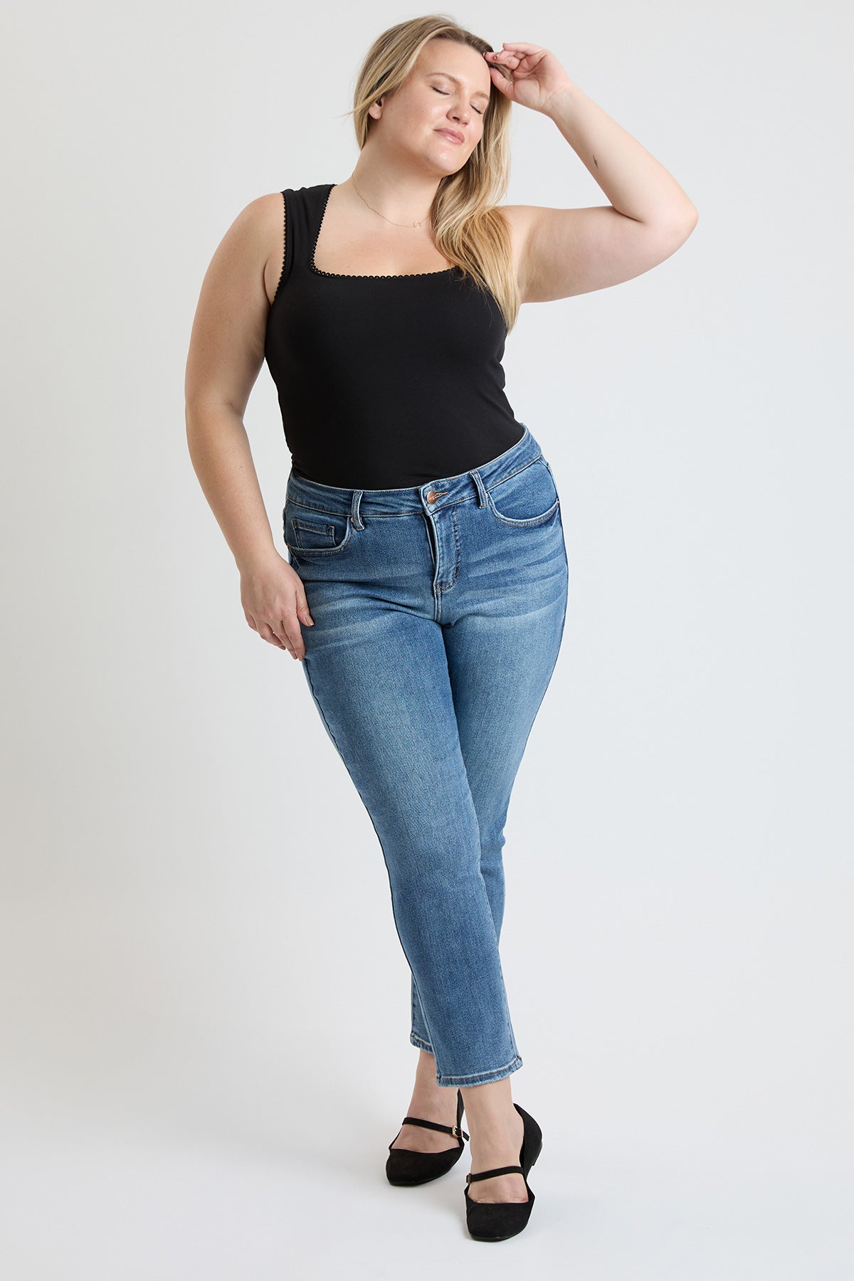 Premium Stretch Slim Straight Jeans