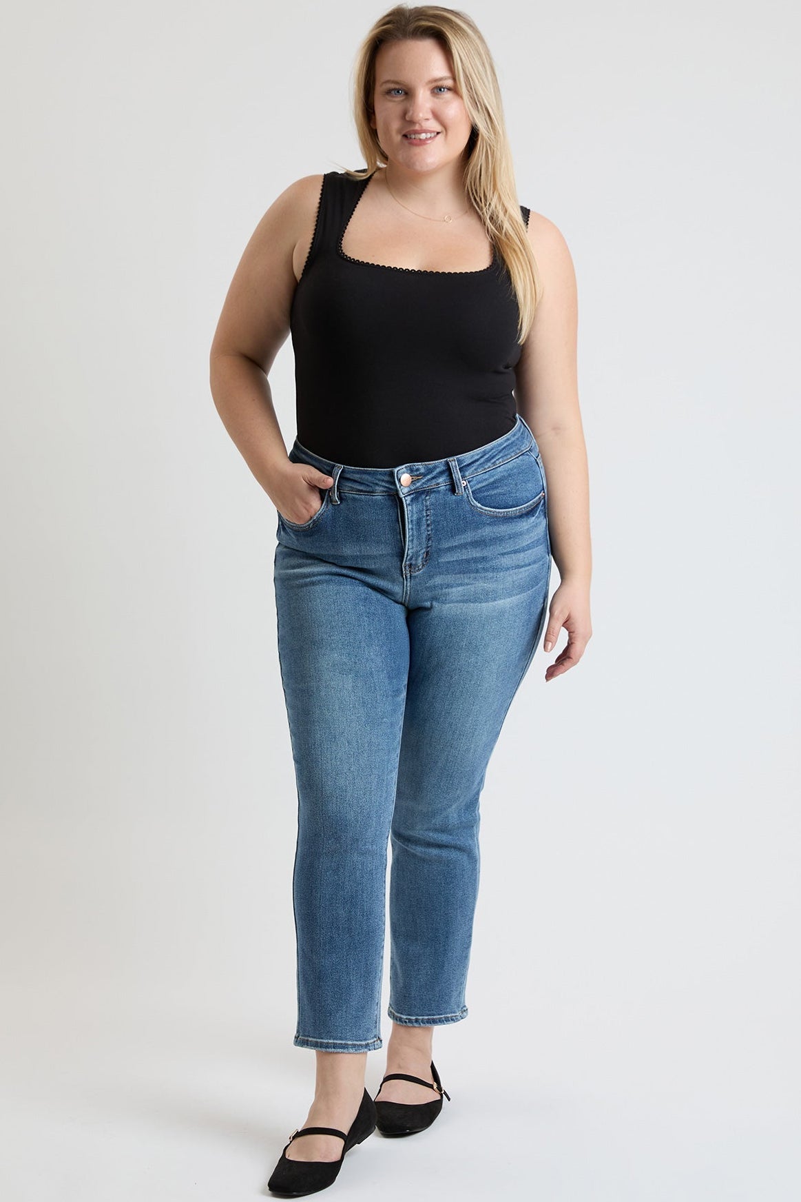 Premium Stretch Slim Straight Jeans