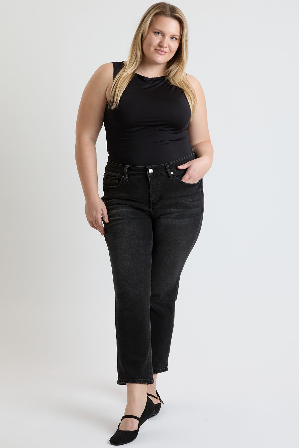Premium Stretch Slim Straight Jeans