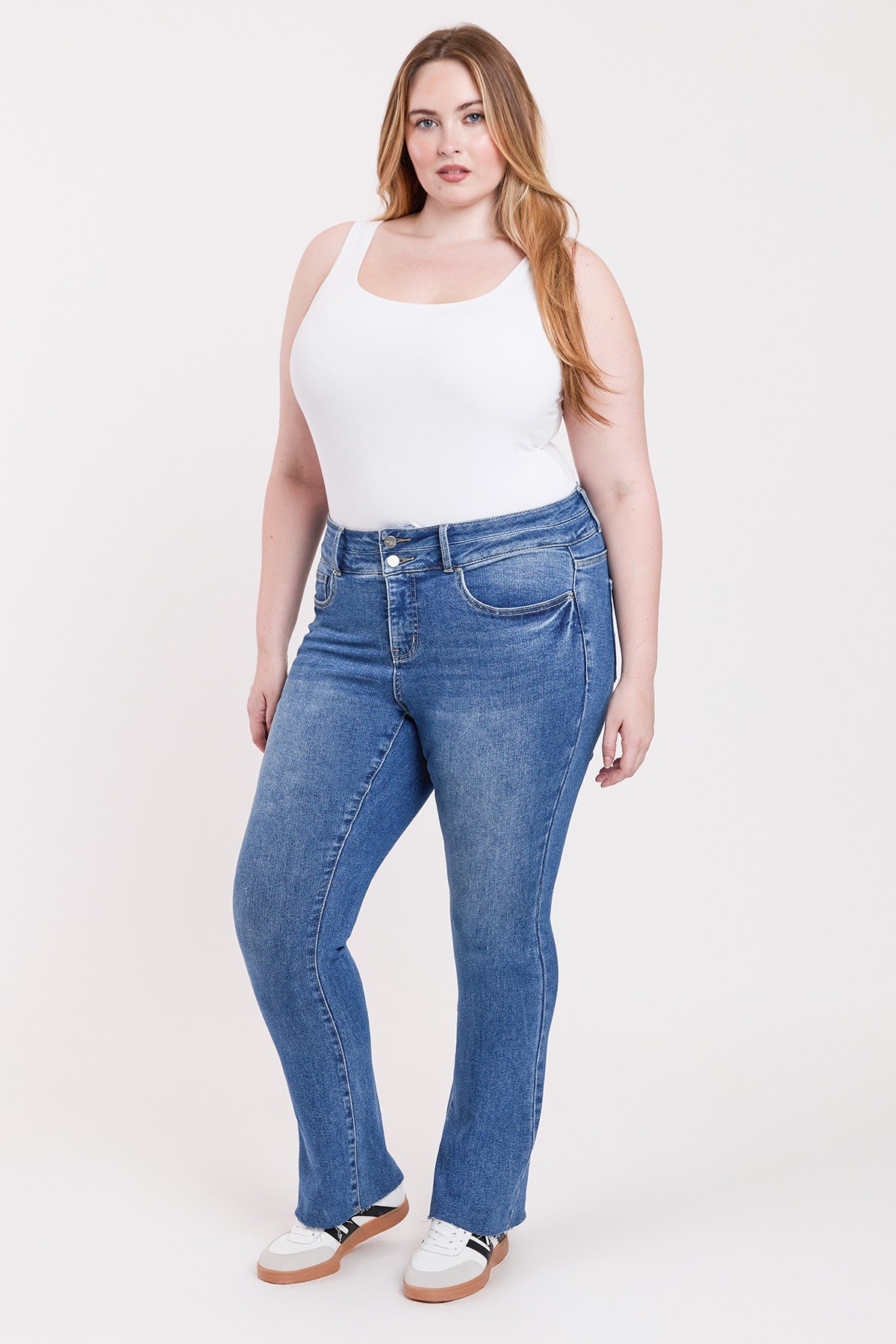Premium Stretch High Rise Bootcut Jeans