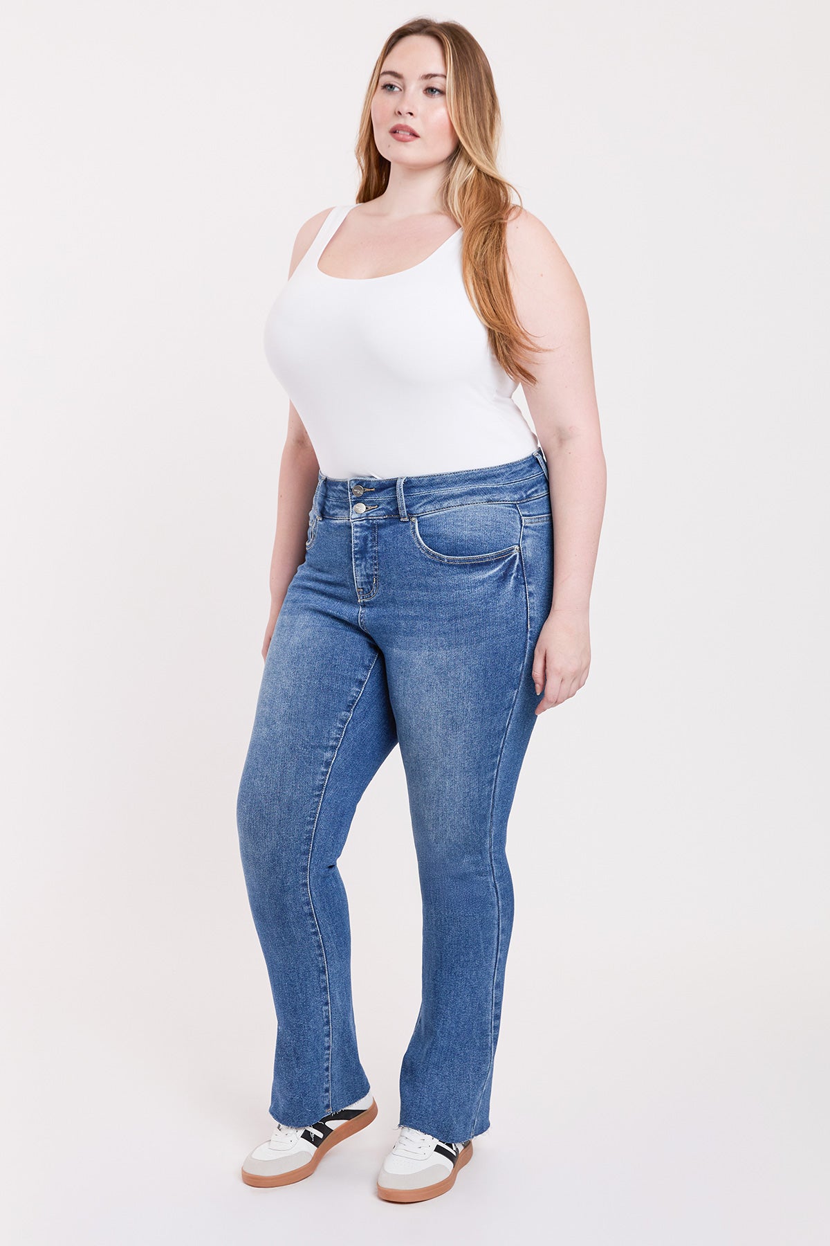 Premium Stretch High Rise Bootcut Jeans