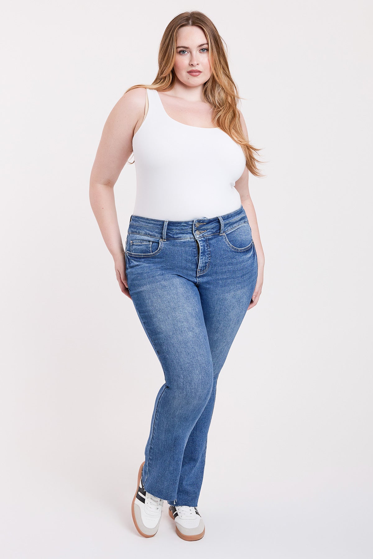 Premium Stretch High Rise Bootcut Jeans